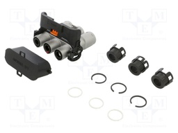 Connector: DC supply; male; straight; for cable; -40÷125°C; PIN: 3