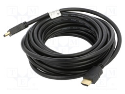 Cable; HDMI 1.4; HDMI plug,both sides; PVC; 7.5m; black; Core: CCS