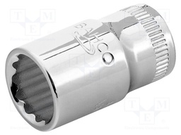 Key; twelve point socket,socket spanner; 10mm; 1/4"; 24.7mm