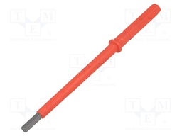 Interchangeable blade; Allen hex key; Size: HEX 5mm; insulated