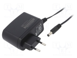 Power supply: switched-mode; 12VDC; 1.25A; Out: 5,5/2,5; 15W