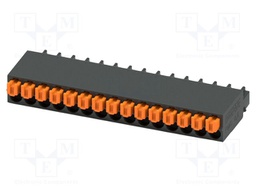 PCB connector, nominal cross section: 0.5 mm?, color: black,