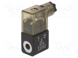 Coil for solenoid valve; IP65; 24VDC; A: 20.8mm; B: 29mm; C: 58mm