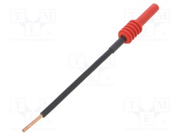 Test probe; 32A; red; Tip diameter: 2.2mm; Socket size: 4mm