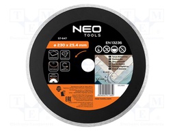 Cutting diamond wheel; Ø: 230mm; Holder: assembly hole