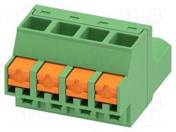 PCB connector, nominal cross section: 2.5 mm2, color: green,