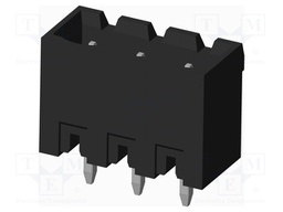 Connector: pluggable terminal block; socket; male; on PCBs