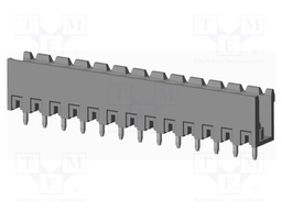 Connector: pluggable terminal block; socket; male; on PCBs