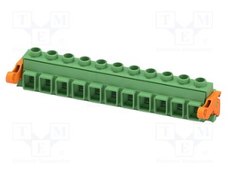 PCB connector, nominal cross section: 2.5 mm?, color: green,