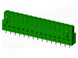Connector: pluggable terminal block; socket; female; straight