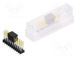 Connector: pin strips; pin header; male; PIN: 22; 2.54mm; SMT; 2x11
