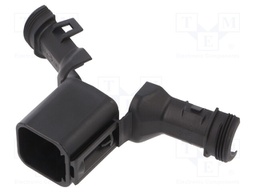 Cable clamp; DT; male; PIN: 6; straight; Works with: DT04-6P