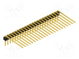 Connector: pin strips; pin header; male; PIN: 22; 2.54mm; THT; 1x22