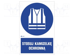 Safety sign; regulatory; Mat: self-adhesive folie; W: 200mm