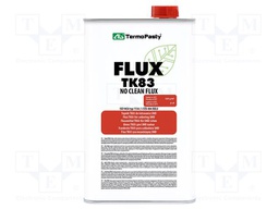 Flux: rosin based; No Clean; liquid; bottle; 1l; 860mg/cm3@20°C