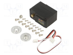 Motor: servo; 4÷7.4VDC; standard; digital; 45.23x24.73x35mm; metal