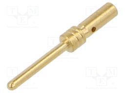Contact; male; copper alloy; gold-plated; 0.33÷0.52mm2; CI; 5A