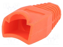 RJ45 plug boot; 6.5mm; Colour: red