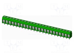 Connector: PCB terminal block; terminal; Plating: tinned; on PCBs
