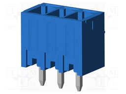 Connector: pluggable terminal block; socket; male; on PCBs