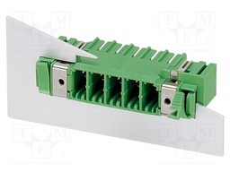 Feed-through header, nominal cross section: 6 mm?, color: gr