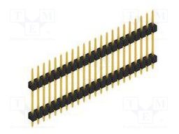 Connector: pin strips; pin header; male; PIN: 22; 2.54mm; THT; 1x22