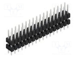 Connector: pin strips; pin header; male; PIN: 34; 2.54mm; THT; 2x17