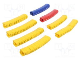 Markers; Marking: +,L1, L2, L3, N, PE,ground; PA-3; 80pcs.