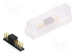 Connector: pin strips; pin header; male; PIN: 22; 2.54mm; SMT; 2x11