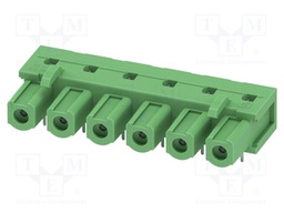 PCB headers, nominal cross section: 2.5 mm?, color: green, n