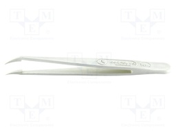 Tweezers; Blade tip shape: sharp, bent; Tweezers len: 115mm; ESD