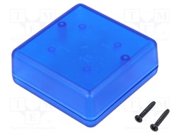 Enclosure: multipurpose; 1593; X: 66mm; Y: 66mm; Z: 28mm; ABS