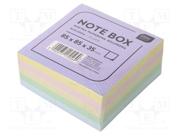 Sticky notes; mix colors; 85x85x35mm
