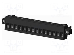 Connector: pluggable terminal block; plug; female; straight; 300V