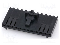 Plug; wire-wire/PCB; female; SL; 2.54mm; PIN: 12; w/o contacts