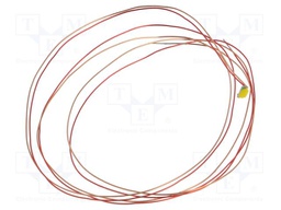 LED; white warm; 120°; 2700-3300K; 1.6x0.8x0.6mm; Leads: lead x2