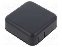 Enclosure: multipurpose; X: 60mm; Y: 60mm; Z: 20mm; ABS; black