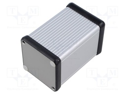 Enclosure: with panel; 1455; X: 54mm; Y: 80mm; Z: 54mm; aluminium