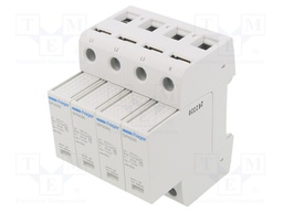Surge arrestor; Type 1+2; Poles: 4; 50kA; DIN; IP20; 1.5kV