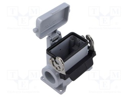 Enclosure: for HDC connectors; C-TYPE; size 57.27; Gland holes: 1