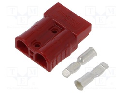 Connector: DC supply; plug; hermaphrodite; AXC50; 600V; PIN: 2; red