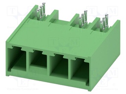 PCB headers, nominal cross section: 6 mm?, color: green, nom