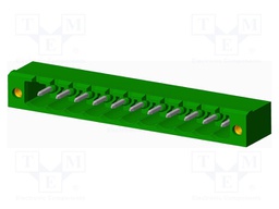 Connector: pluggable terminal block; socket; male; angled 90°