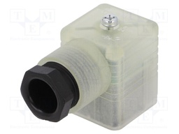 Connector: valve connector; plug; form A; 18mm; female; PIN: 3; 8A