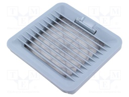 Ventilation grille; Cutout: 92x92mm; IP54; grey; UL94V-0
