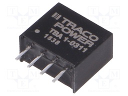 Converter: DC/DC; 1W; Uin: 2.97÷3.63V; Uout: 5VDC; Iout: 200mA; SIP4