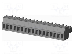 Connector: pluggable terminal block; plug; female; straight; grey