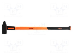 Hammer; fitter type; 3kg; fiberglass