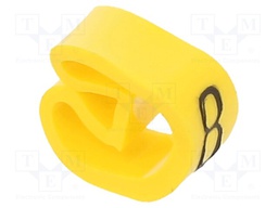 Markers for cables and wires; Label symbol: 8; 4÷10mm; PVC; PA