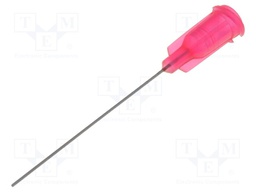 Needle: steel; 1.5"; Size: 25; straight; 0.25mm; Mounting: Luer Lock